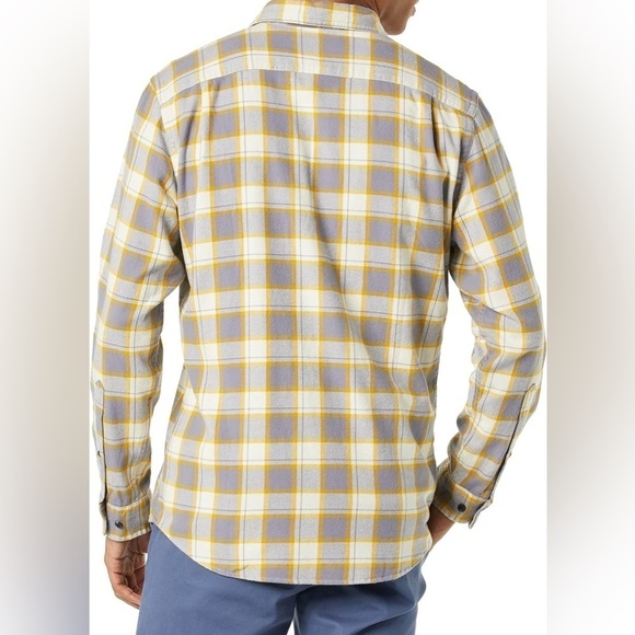 2/$20 • 0312 - AMAZON Men’s XL Slim-Fit Long-Sleeve Two-Pocket Flannel Shirt - Picture 2 of 4